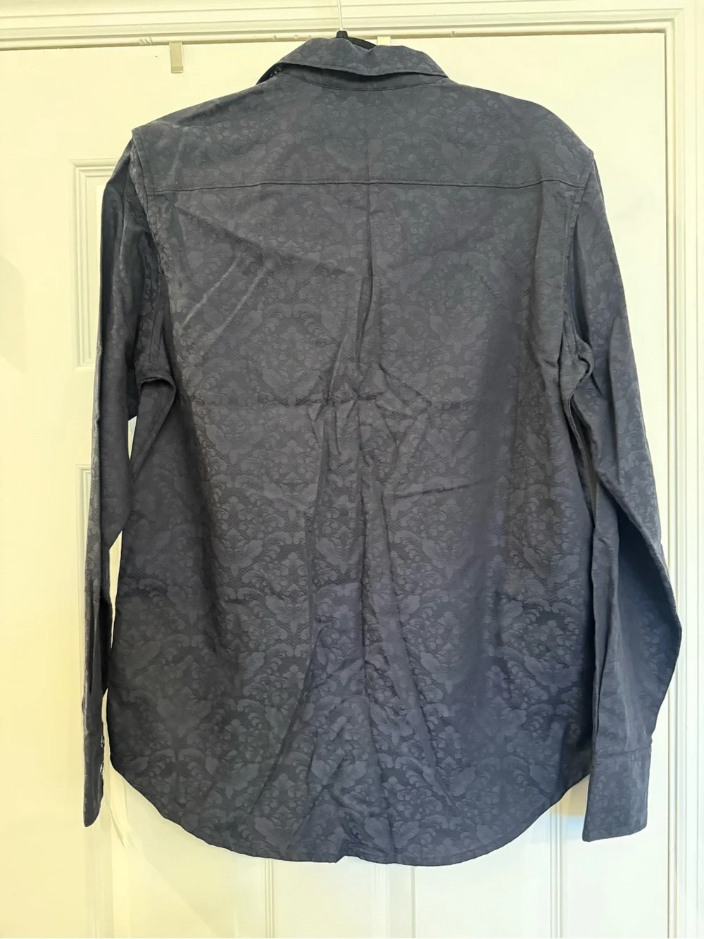 NWT Robert Graham Black Long Sleeve Button Down Mens Shirt Small